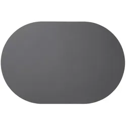 ASA Selection leather optic Tischset oval, basalt in grau von ASA