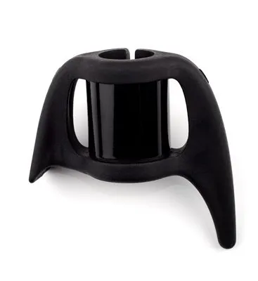 Design Stockhalter INGRID Edelstahl, patentierter Stockhalter, universelle Größe (18-22mm), Weichgummi