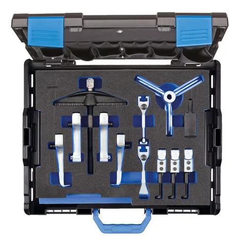 Gedore Blau 1100-1.04 Universal-Abzieher-Sortiment - Praktisches Abzieher-Sortiment in L-BOXX, ideal für vielseitige Anwendungen und einfache Handhabung in der Werkstatt.