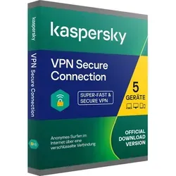 Kaspersky Secure Connection VPN 2025 | 5 Geräte