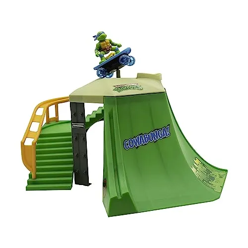 Teenage Mutant Ninja Turtles Leonardo Mutant Mayhem Mini Madness Skatepark TMNT Switch Kick Skater, Alter 3+, Geschenke & Spielzeug