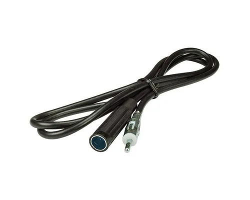 tomzz Audio KFZ Antennen Verlängerung Kabel 1m DIN Stecker auf DIN Buchse Kupplung KFZ Adapter