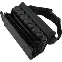 HMF Kellner-Geldbörse 48810-02, schwarz - Gürteltaschen mit praktischem Münzspender und 4 Geldscheinfächern, perfekt für Kellner und unterwegs.