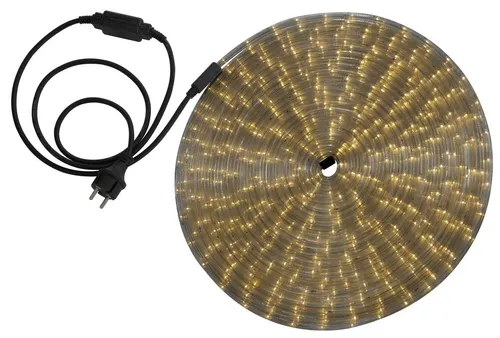 LED Lichterschlauch IP44 Weiß - Dekoratives Licht für Innen und Außen - Lampen – 18m LED-Lichterschlauch mit IP44, ideal für stimmungsvolle Dekorationen drinnen und draußen, energieeffizient und wetterfest für jede Jahreszeit.