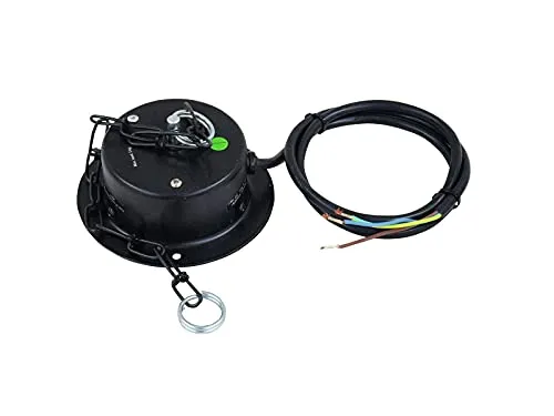 EUROLITE MD-1030 Drehmotor ohne Netzstecker | Motor für Spiegelkugeln bis 30 cm mit 3 Umdrehungen/Min