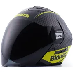Blauer Real HT Graphic B Jethelm, schwarz-gelb, Größe XS - Motorradhelm mit herausnehmbarer Komfortpolsterung und hoher Luftzirkulation durch effektive Belüftung, ideal für stilbewusste Fahrer.