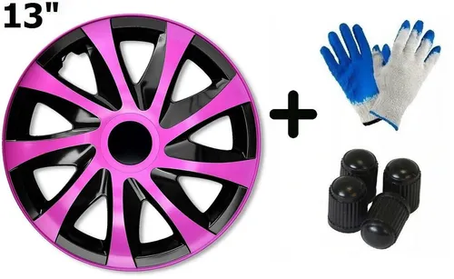 Radkappen Draco CS Pink & Black 13