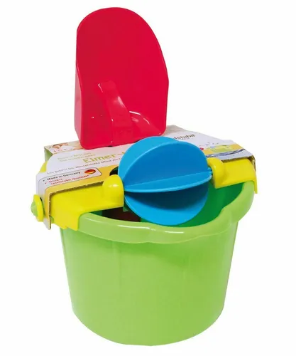 spielstabil Eimer-Mühle-Set fashion 3-teilig - buntes Spielset für kleine Mühlenfans, mit drehendem Mühlenrad und praktischer Litereinteilung im Eimer