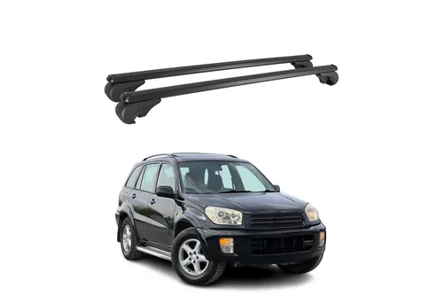 Dachträger für Toyota RAV4 2000-2005 – Aluminium Gepäckträger - Robuster Dachträger aus leichtem Aluminium für Toyota RAV4 (2000-2005). Wasserbeständig, abnehmbar und mit einer Traglast von bis zu 75 kg – ideal für Reisen und Outdoor-Aktivitäten.