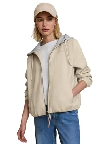 STREET ONE STUDIO Bomberjacke mit Kapuze beige 44 EU in beige von Street One Studio