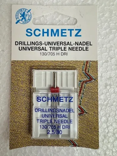 Drillingsnadel Schmetz   Stärke 80 - Nadelabstand 2,5 mm Flachkolben 1