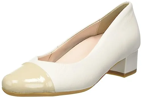 Damen Pumps Ara 12-35817-09 nude-creme 38 - Businessschuhe für Damen mit H-Weite, herausnehmbarer Innensohle für höchsten Komfort und Flexibilität. Ideal für den ganzen Tag im Büro.