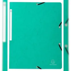 Exacompta 5513E - 25er Pack Eckspanner-Mappe, aus extra starkem Manila-Karton für optimale Organisation und bis zu 200 Blatt Fassungsvermögen