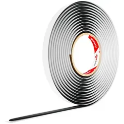 Poppstar Multitool, Butylrundschnur selbstklebend 4,5 m x 6,5 mm, schwarz 450 cm