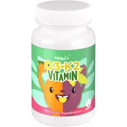 Vitamin D3+K2 Kinder Kautabletten 120 St