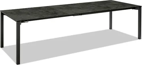 Niehoff Savona Ausziehtisch Stahl/HPL Granit - Eleganter Ausziehtisch für den Garten – flexibel einsetzbar und robust. HPL- und Granitoberfläche sorgt für Langlebigkeit, während der stabile Stahlrahmen auch bei Wind und Wetter standfest bleibt. Ideal für gesellige Zusammenkünfte.