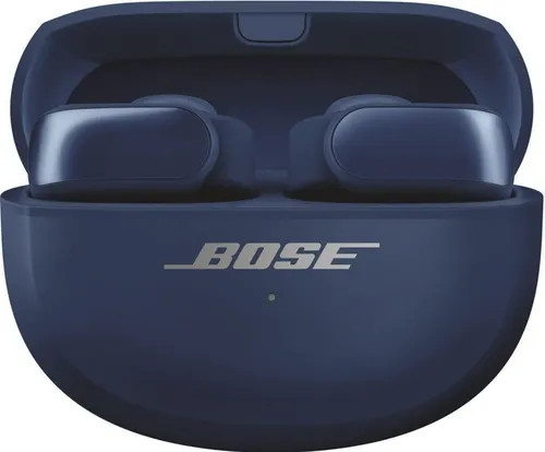 BOSE Ultra Open Earbuds – Open-ear Bluetooth Kopfhörer in Luna Blue - Kopfhörer mit Open-Ear-Design für individuell anpassbaren Sound und optimale Umgebungswahrnehmung. Ideal für Musikgenuss unterwegs – bis zu 7 Stunden Wiedergabe und wasserbeständig nach IPX4.