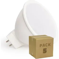 5er-Pack LED-Glühbirnen 12V GU5.3 6W 550lm MR16 No Flicker 4000K Neutralweiß