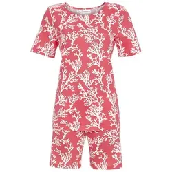 Ringella Shorty mit Korallen-Dessin (2 tlg) rot 46