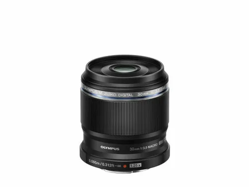 Olympus M.Zuiko Digital ED 30mm F3.5 Macro Objektiv - Makroobjektiv für MFT-Kameras, ideal für detailreiche Nahaufnahmen mit einer maximalen Blende von f/3,5 und nur 128g Gewicht.