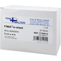 Mullbinden 100% Baumwolle 6 cm x 4 m 20 St