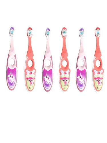 ORKLA Jordan Kinderzahnbürste 6x Step 3 für Mädchen von ORKLA
