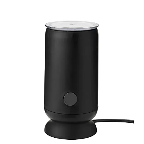 RIG TIG by Stelton FOODIE Milchschäumer schwarz - EU - Milchaufschäumer für cremigen Schaum, ideal für Kaffee-Liebhaber und perfekt für Zuhause oder im Büro.