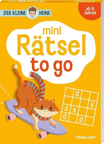 Der kleine Heine. Mini Rätsel to go. Ab 6 Jahren: 40 bunte Rätsel für unterwegs