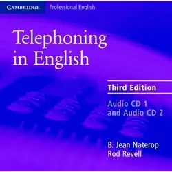 Telephoning in English Third Edition, 2 Audio-CD - Schulbücher & Lernhilfen, verbessert Hörverständnis und Ausdrucksfähigkeit für berufliche Telefonate