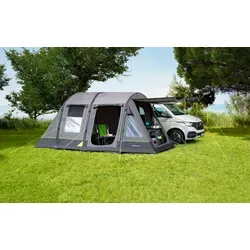 BERGER Morena Air Busvorzelt: Aufblasbares Campingzelt mit Stehhöhe für Wohnmobil - Vordächer & Vorzelte – Blitzschnell aufgebaut, wasserdicht und bietet Platz für bis zu 4 Personen, ideal für zusätzlichen Wohnraum beim Campen.