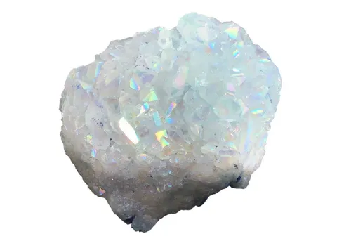 Steinfixx® Edelstein BERG_AUR_ - Luxuriöser Angel Aura Kristall - Deko-Objekte mit Gold 333, Titan und Platin, 4-6 cm groß, ideal für edlen Schmuck oder stilvolle Dekoration.