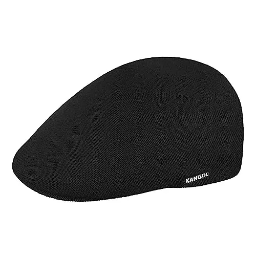 Kangol Herren Schirmmütze Bamboo 507 - Schwarz, Größe Medium - Schirmmütze aus hochwertiger Bambusfaser, ideal für den Sommer und bietet hohen Tragekomfort. Perfekt für stilbewusste Herren.