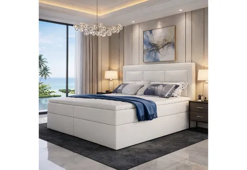 Best For Home Boxspringbett mit Stauraum - Hochwertiges Boxspringbett mit 7-Zonen-Matratze und praktischem Bettkasten für optimalen Schlafkomfort und zusätzlichen Stauraum – ideal für jedes Schlafzimmer.