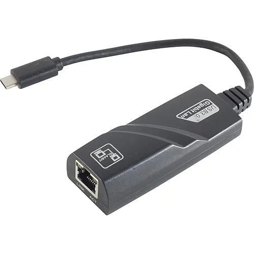 Ethernet Adapter USB 3.1 C Stecker/RJ45 Buchse