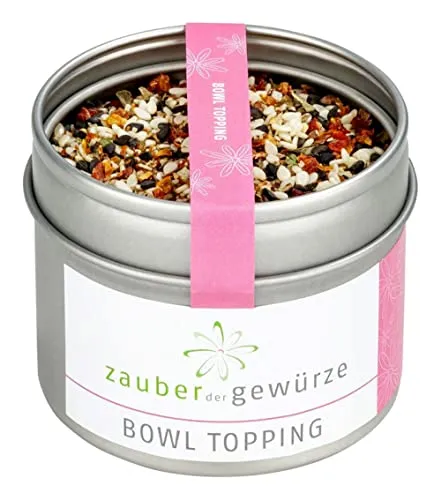 Zauber der Gewürze Bowl Topping – das herzhafte, lecker-würzige i-Tüpfelchen für gesunde Gemüse-, Poke- und Buddha Bowls, 60 g