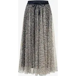 Meshrock mit floralem Print von More & More