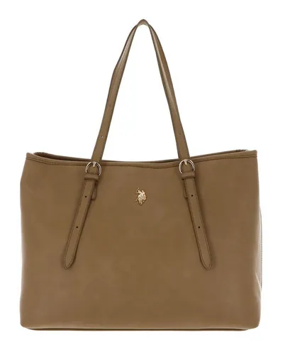 U.S. Polo Assn. Shopper Blackstone - Elegante Shopper Tasche aus robustem Polyurethan mit geräumigem Inneren und praktischen Innentaschen für optimale Organisation – der perfekte Begleiter für jeden Tag.