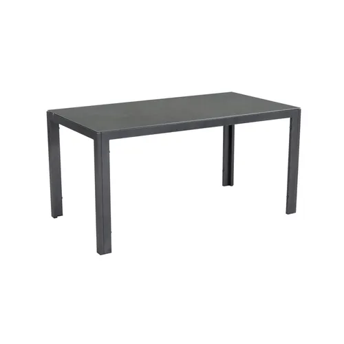 Primaster Gartentisch Alu Loreto 150 x 80 cm - Esstisch für Garten und Terrasse, robustes Design und großzügige Maße für gesellige Runden im Freien.