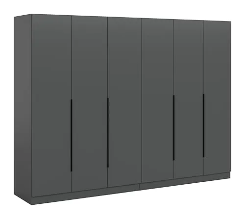 Produktbild Drehtürenschrank KOPENHAGEN 240x181cm Anthrazit – Stilvoll und Praktisch