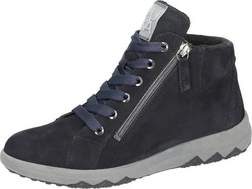 Waldläufer H-Teresa Damen Wanderschuhe in Blau, Gr. 36,5 - Bequeme Wanderschuhe aus Echtleder mit optimaler Passform für lange Wanderungen und Outdoor-Aktivitäten.