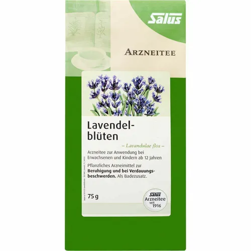 LAVENDELBLÜTEN Arzneitee Lavandul.flos Bio Salus 75 g PZN06927531