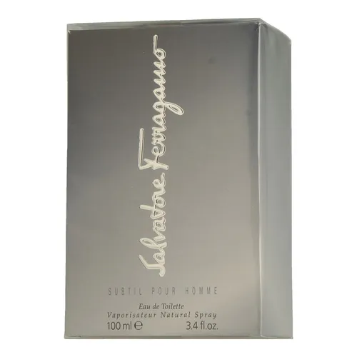 Salvatore Ferragamo Subtil Pour Homme Eau de Toilette 100ml Spray - Herrendüfte, eleganter und maskuliner Duft mit einzigartiger Mischung aus Ingwer, Lotus und Kardamom, ideal für den modernen Mann, der Stil und Ausdruck schätzt.