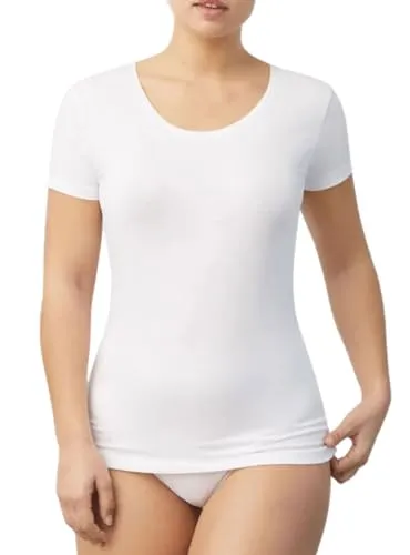Ysabel Mora - Damen Thermo-Unterhemd Kurzarm für Komfort und Bewegungsfreiheit mit Ergonomischer Passform zur Figurbetonung und Weicher Stoff für Angenehmes Tragegefühl Serie Basic
