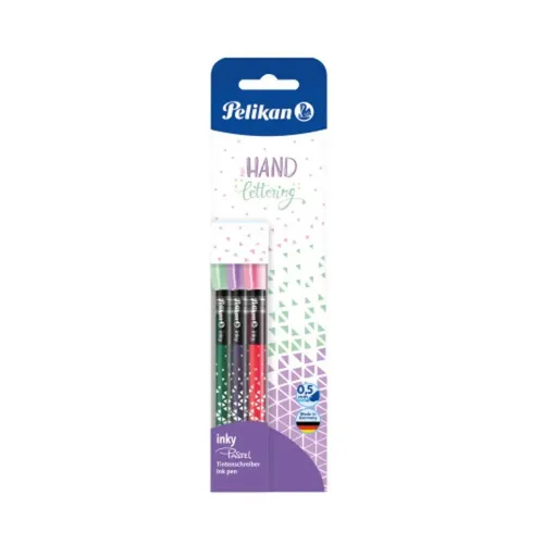Pelikan inky®  Pastell Tintenschreiber, 3er Blister