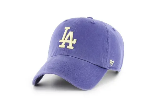 '47 Brand MLB Los Angeles Dodgers CLEAN UP Cap - Baseball Cap mit verstellbarem Riemenverschluss, aus 100% Baumwolle, ideal für Fans der LA Dodgers und bequem im relaxed Fit.