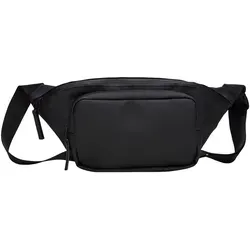 Rains Bauchtasche Bum Bag - Gürteltasche 41 cm (black) - Modische Gürteltasche von Rains in Schwarz, wasserdicht und mit praktischem Reißverschluss. Ideal für stilbewusste Frauen, die Funktionalität und Design schätzen.