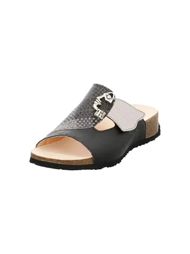 Think Pantoletten Mizzi schwarz/kombi 124-0090 Gr.39 von Think!