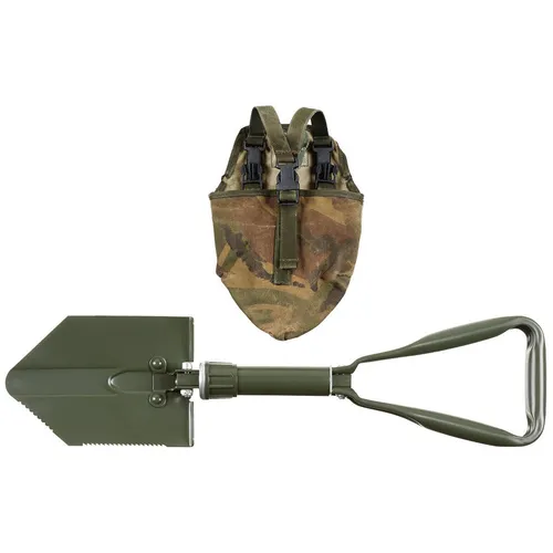 MFH BW Bundeswehr Klappspaten mit Tasche Armee Spaten Feldspaten Oliv mit Hülle