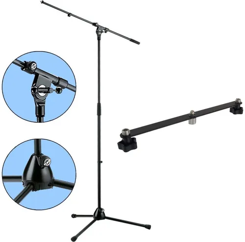 König & Meyer Mikrofonständer K&M 210-2 Mikrofonständer mit Stereo-Schiene, mit Stereoschiene