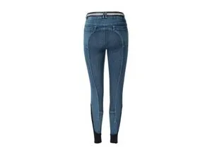 4Riders Jeansreithose Mia Full Grip 40 - EU in blau von 4Riders